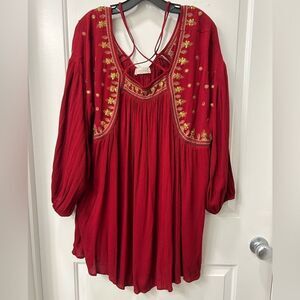 NWT Altar’d State M Sequin Oversized Tunic Dress Boho Summer Hippie Festival